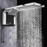 Chuveiro Elétrico e Ducha Acqua Duo Ultra Preto e Cromado Lorenzetti 127V 5500W