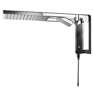 Chuveiro Elétrico e Ducha Acqua Duo Ultra Preto e Cromado Lorenzetti 127V 5500W