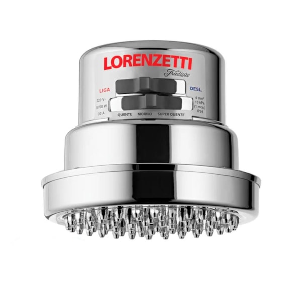 Chuveiro Elétrico Tradição Lorenzetti Multitemperatura 5500W 127V