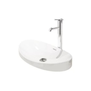 Cuba de Sobrepor Oval Paola para Lavatório 66x36 L006-B Fabrimar