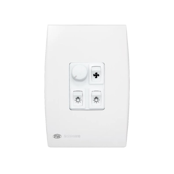 Dimmer para Ventilador Rotativo Ilus PW 2 Lâmpadas (799)