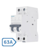 Disjuntor DIN Bipolar 63A Curva C Siemens 5SL1
