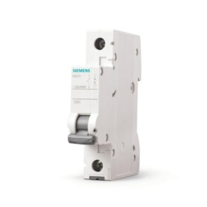 Disjuntor DIN Monopolar 10A Curva C Siemens 5SL1