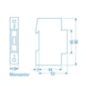 Disjuntor DIN Monopolar 10A Curva C Siemens 5SX1