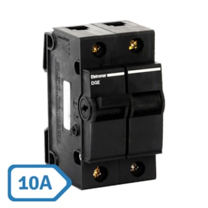 Disjuntor DQ Nema Bipolar 10A Eletromar Disjuntor DQ Nema Bipolar 10A Eletromar