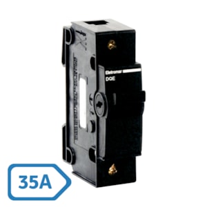Disjuntor DQ Nema Monopolar 35A Eletromar Disjuntor DQ Nema Monopolar 35A Eletromar