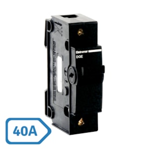 Disjuntor DQ Nema Monopolar 40A Eletromar Disjuntor DQ Nema Monopolar 40A Eletromar