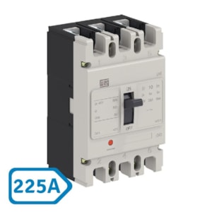 Disjuntor Weg DWP Tripolar 225A 20KA Caixa Moldada