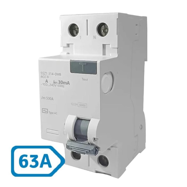 Dispositivo Diferencial Residual DR Bipolar 63A 5SV5316-0MB SIEMENS