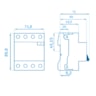 Dispositivo Diferencial Residual DR Tetrapolar 63A 5SV5346-0MB SIEMENS / IRIEL