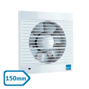 Exaustor para Banheiro 15cm (150mm) Branco 127V Tron