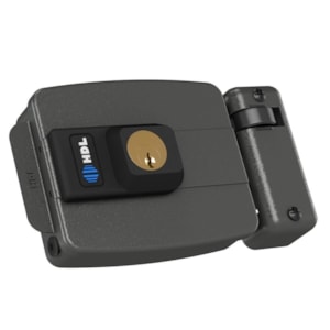 Fechadura Elétrica de Sobrepor Portão C90 Standard HDL Cinza