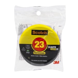 Fita de Autofusão 23 Profissional 19mm x 10m Scotch 3M