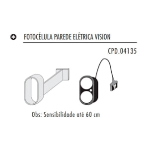 Fotocélula para Torneira de Parede Elétrica Vision 4135 Fabrimar