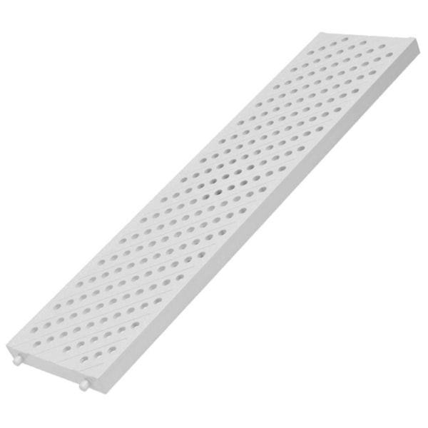 Grelha para Calha de Piso DN 130 Piscina 13x50cm Cinza Tigre