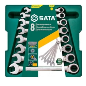 Jogo Chave Combinada Catraca Speedy 8 Peças