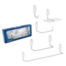 Kit de Acessórios para Banheiro Pluratta 5 peças Fabrimar