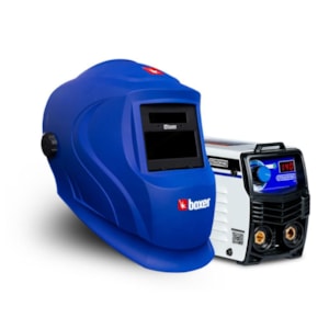 Kit Máquina Inversora de Solda Touch 145BV + Máscara Optiarc 70 Boxer