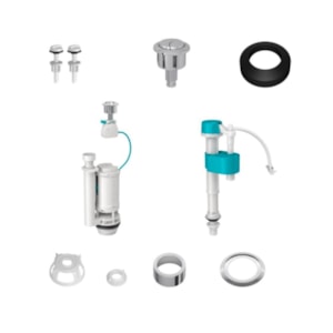 Kit Universal para Caixa de Descarga Duplo 1100.SI.60.01 DECA