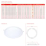 Lâmpada Plafon Led Slim Embutir 12W Amarela Redonda 3000K Avant