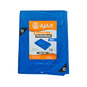 Lona Azul Polietileno Ajax 6x5MT 100 Micras