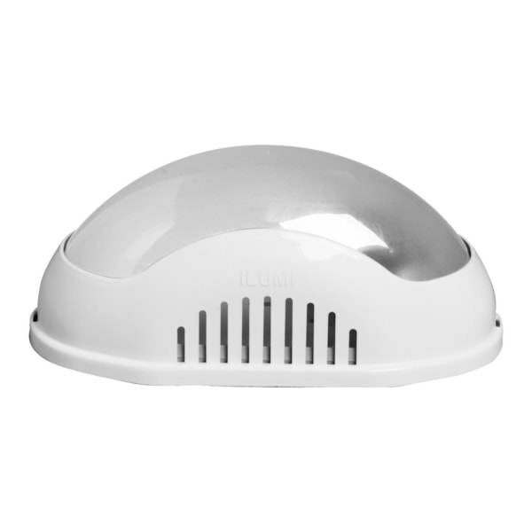 Luminária Tartaruga Ilumi Decor PVC Branca 16112