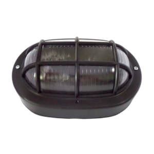 Luminária Tartaruga Ilumi PVC Preta 1611