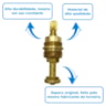 Mecanismo Completo Torneiras de 1/2'' 1881 Fabrimar