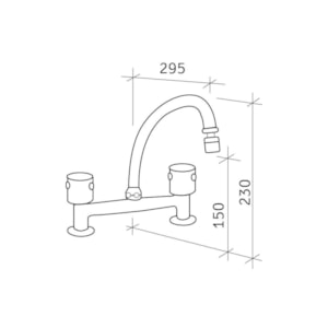Misturador de Cozinha Mesa Ascot 1256 Fabrimar