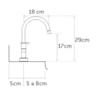 Misturador de Cozinha Mesa Gioia 1256 Fabrimar