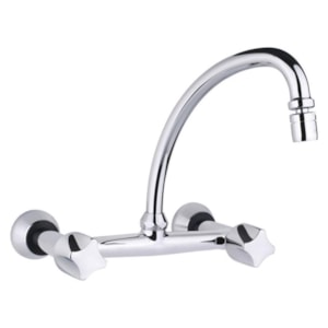 Misturador de Cozinha Parede Digital Line 1258 Fabrimar Tigre Metais