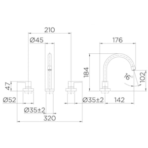 Misturador Docol para Lavatório de Mesa Gali 799706