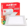 Painel Plafon Led 12W Embutir Quadrado Branco 6500K Ourolux