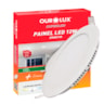 Painel Plafon Led 12W Embutir Redondo Branco 6500K Ourolux