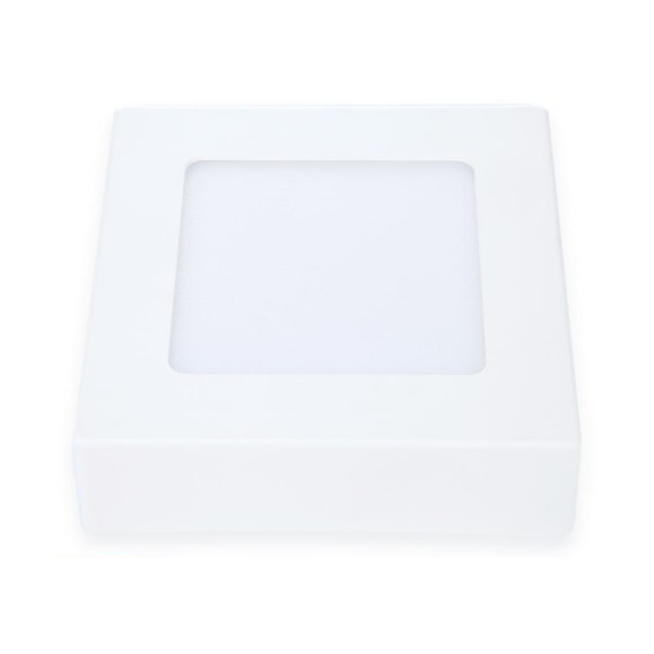 Painel Plafon Led 6W Sobrepor Quadrado Amarelo 3000K Avant