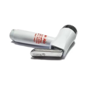 Pistola Gatilho para Ducha Higiênica Ajet Branca Cromado 7821 Fabrimar