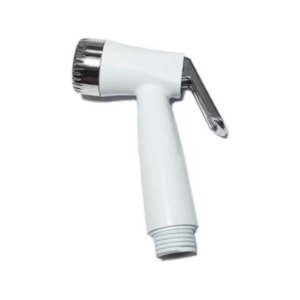 Pistola Gatilho para Ducha Higiênica Ajet Branca Cromado 7821 Fabrimar