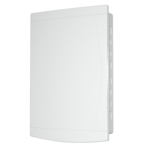 Quadro de Distribuição Embutir PVC 27/36 Disjuntores sem Barramento Branco Tigre