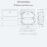 Quadro de Distribuição Embutir Simbox 8 Disjuntores PVC Branco Siemens