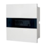 Quadro de Distribuição Embutir Simbox 8 Disjuntores PVC Transparente Siemens
