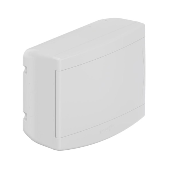 Quadro de Distribuição Sobrepor PVC 6 / 8 Disjuntores sem Barramento Branco Tigre