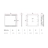 Quadro Sistema VDI Tigre de Embutir 20x20