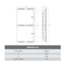 Quadro Sistema VDI Tigre de Embutir 80x40