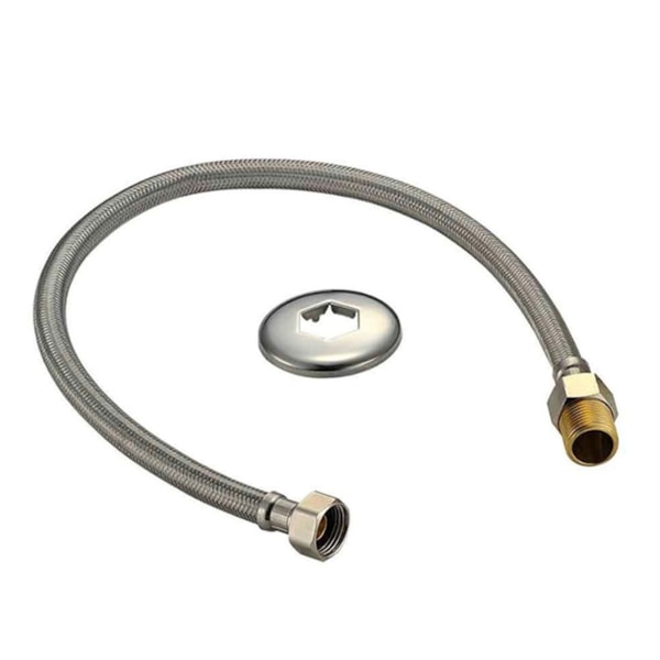 Rabicho Flexível Trançado Inox Cromado 1/2X50cm VLL448IWG-E1 Esteves