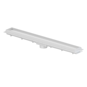 Ralo Linear 50cm Invisível Branco Tigre