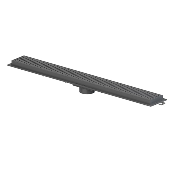 Ralo Linear 70cm Grelha Cinza Tigre