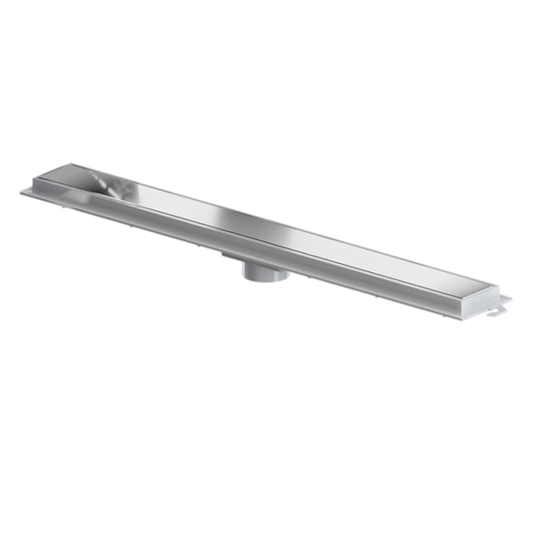 Ralo Linear 90cm Grelha Flat Inox Tigre