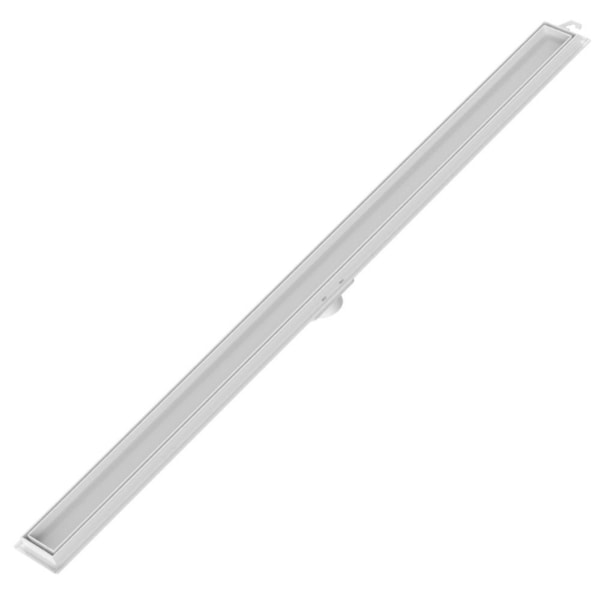 Ralo Linear 90cm Invisível Branco Tigre 