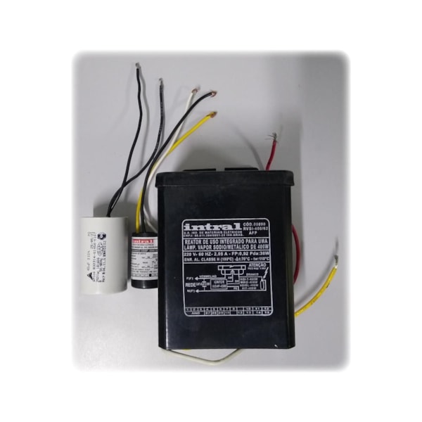Reator Intral Para 1 Lâmpada Vapor Sódio Metálico Interno 400W 00890