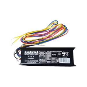 Reator Partida Rápida Intral 2x40x220V 0016